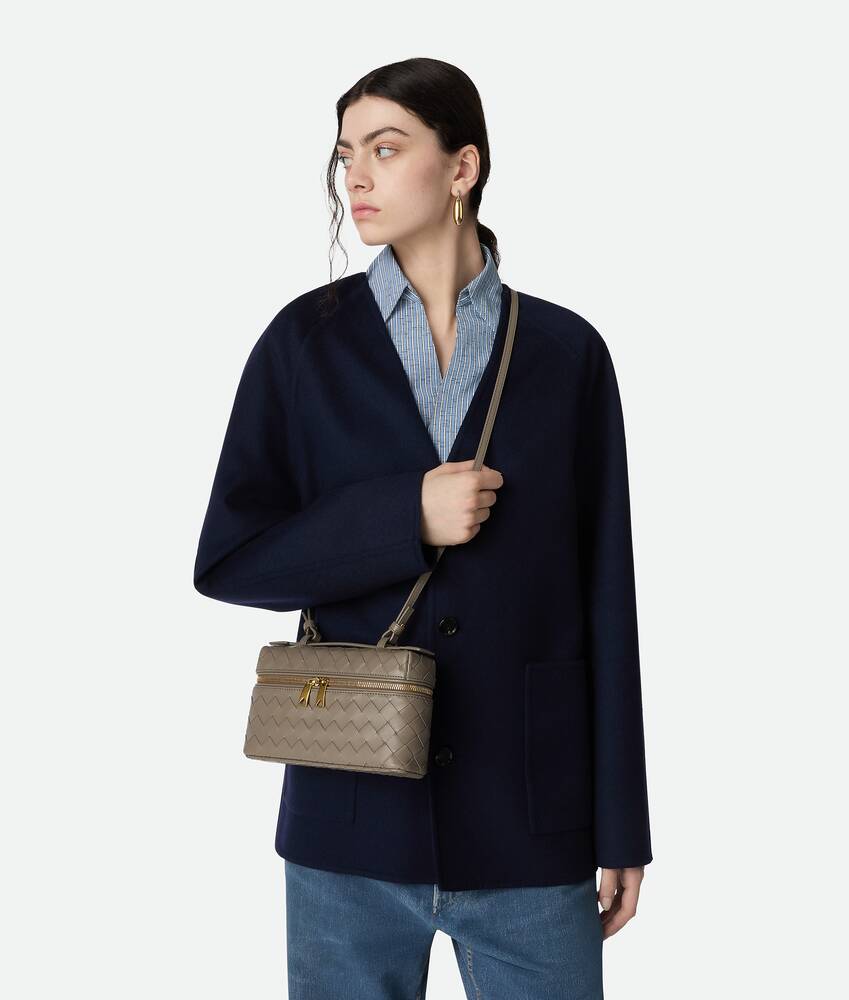 Pauline Woven Vanity Bag - Nocturnal