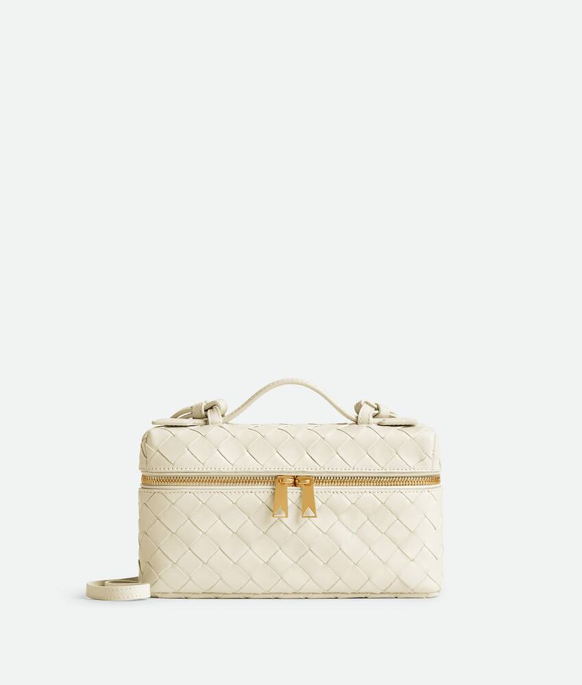 Pauline Woven Vanity Bag - Sea Salt